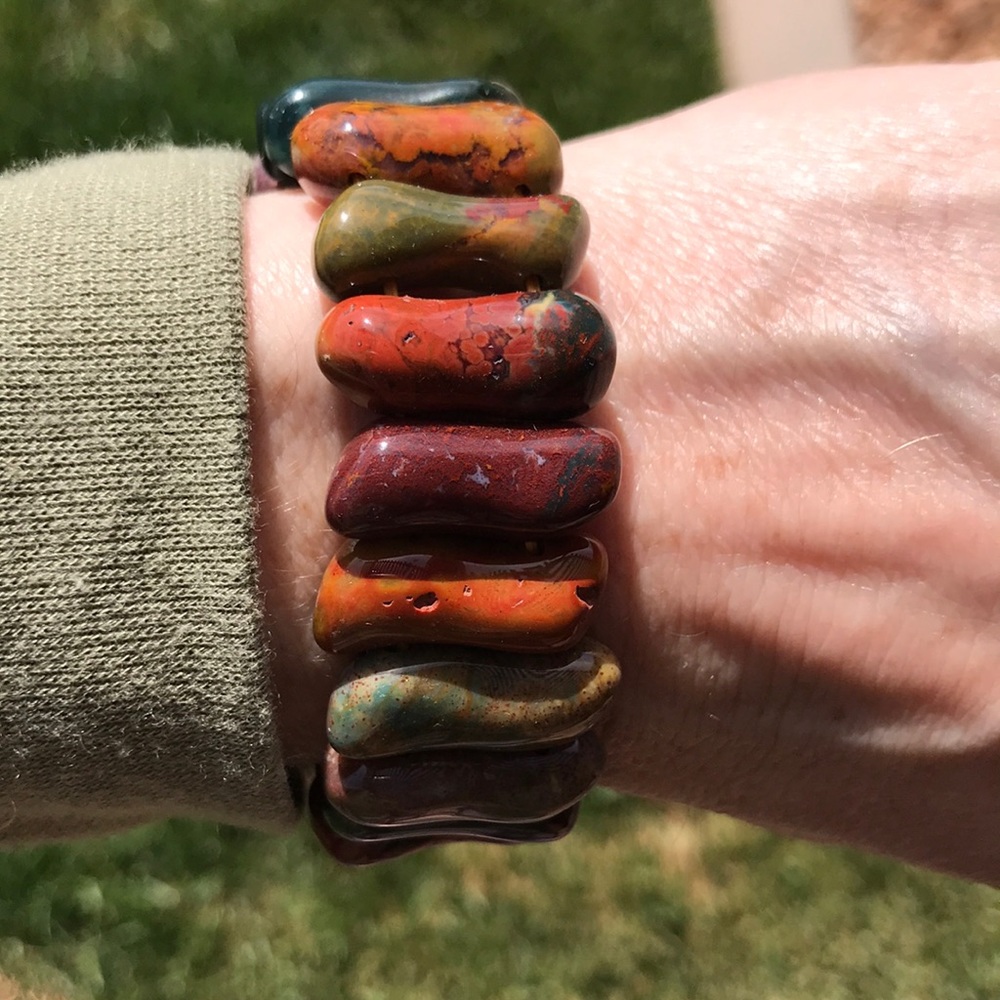 Multi-Color Stone Bracelet